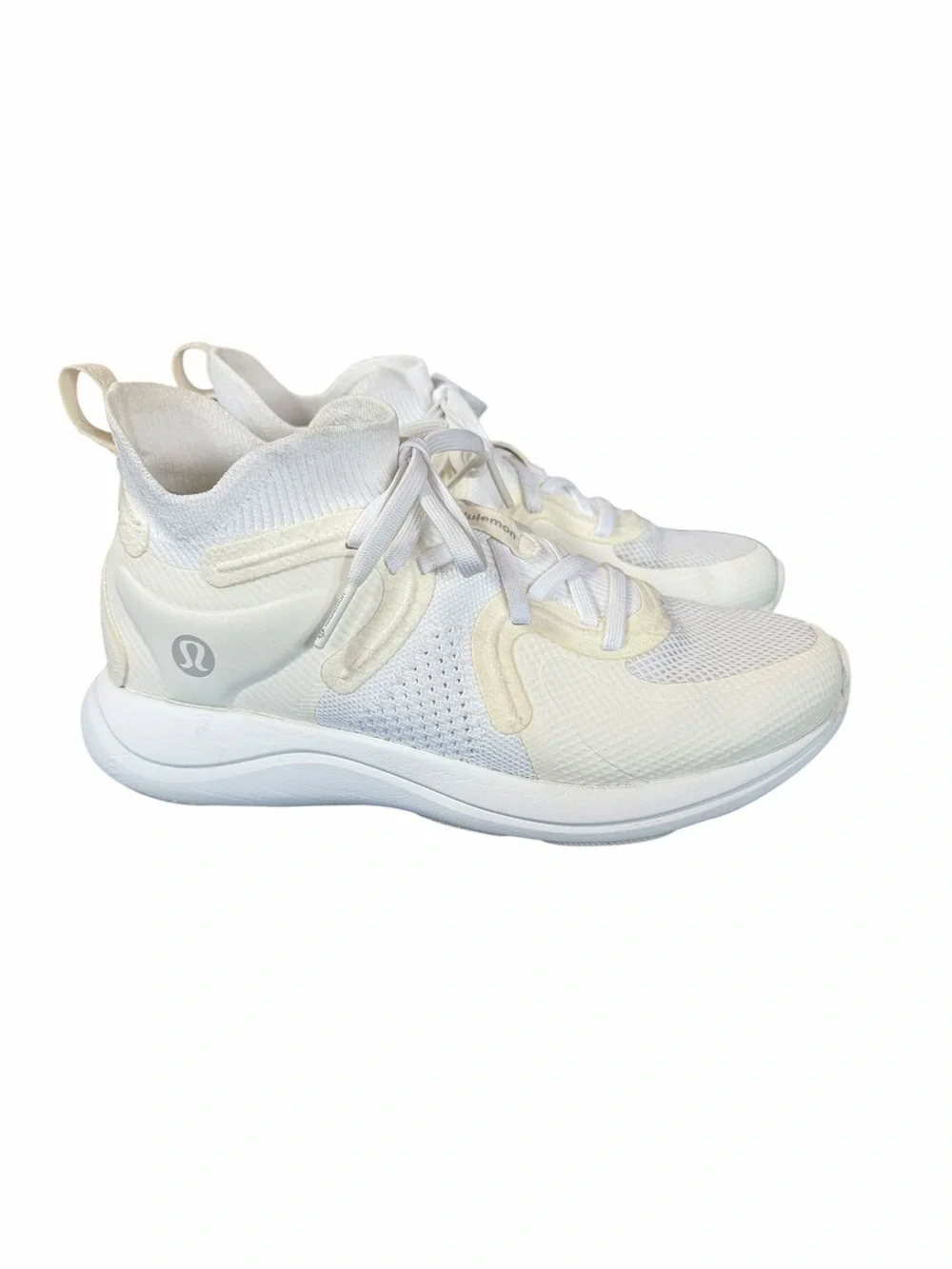 Lululemon White Chargefeel 2 Mid Workout Shoes Sz 6